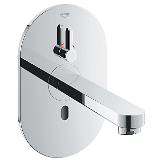 GROHE EuroSmart CE håndvaskarmatur berøringsfri 172mm tud/230V. Forkromet