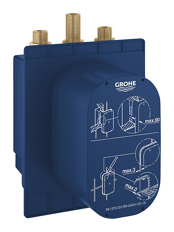 GROHE EuroSmart CE indbygningsenhed 1/2 til brus/vægmont. Blå