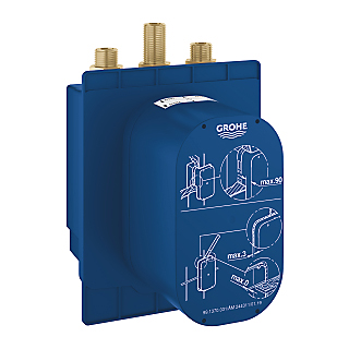 GROHE EuroSmart CE indbygningsenhed 1/2/230V t/br blå