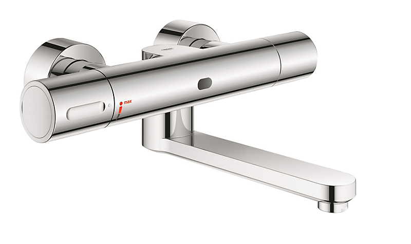 GROHE EuroSmart Cosmopolitan E håndvaskarmatur berøringsfri 255mm tud/6V. Forkromet