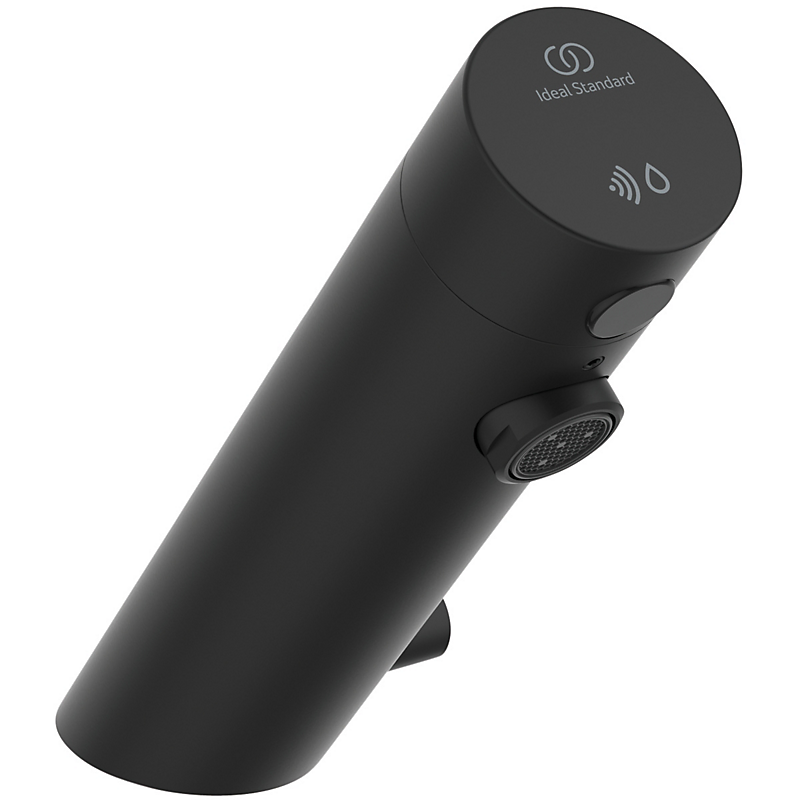 Ideal Standard Sensorflow Håndvaskarmatur 230V med blander Silk Black