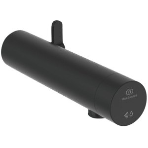 Ideal Standard Sensorflow Håndvaskarmatur 230V med blander, panelvæg Silk Black