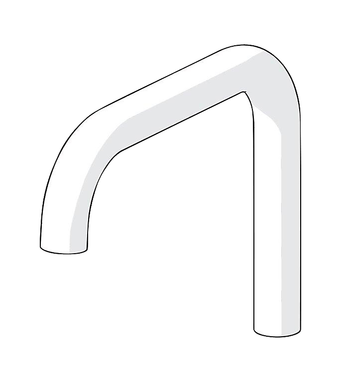 Oras Electra udløbstud 170mm