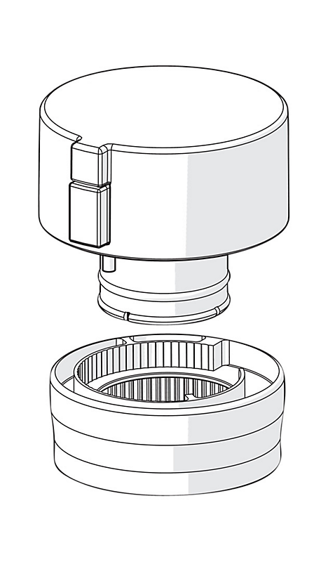 Oras Electra temperaturreguleringsgreb til blandearmatur