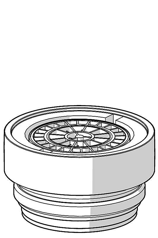Oras luftblander & nøgle, M24x1 6 l/min, laminar