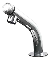 Miscea light berøringsfri håndvaskarmatur til forblandet vand,sæbe eller sprit, posemodel, krom