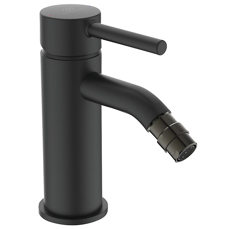 Ideal Standard Ceraline Bidetarmatur med bundventil. Silk Black