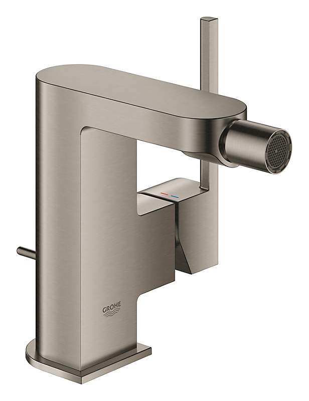 GROHE Plus 2019 bidetarmatur 123mm tud med bundventil. Børstet hard graphite