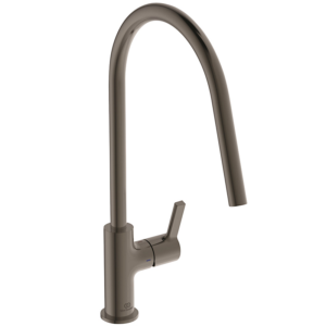 Ideal Standard Gusto Køkkenarmatur, C-tud, magnetic grey EasyFix+