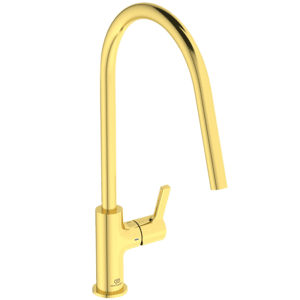 Ideal Standard GUSTO køkkenarmatur 105x238x422 PVD Børstet guld
