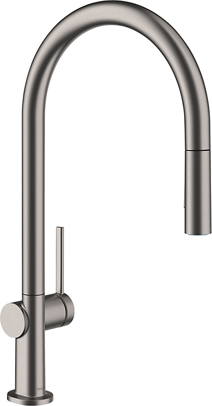 hansgrohe Talis M54 køkkenarmatur 210 2jet med udtræk. Brushed black chrome