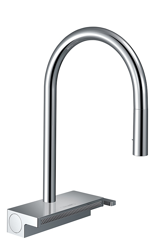 hansgrohe Aquna Select M81 køkkenarmatur 220mm tud med udtræksbruser, krom