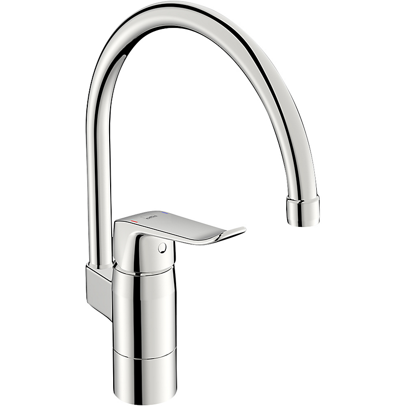 Oras Care Køkkenarmatur høj tud. ergonomisk greb,Tud svingradius på 120°