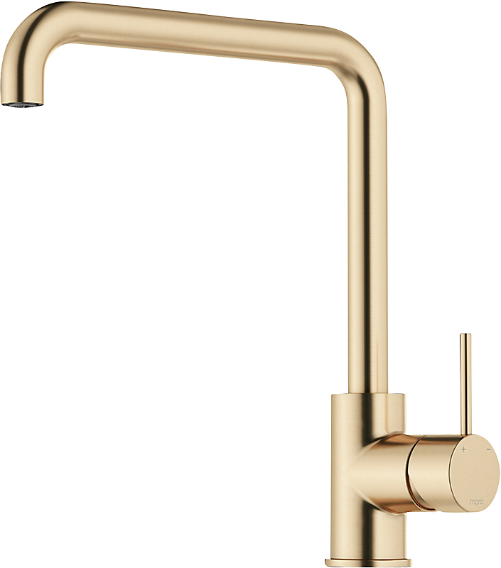 Mora køkkenarmatur, inxx ii sharp, børstet messing PVD