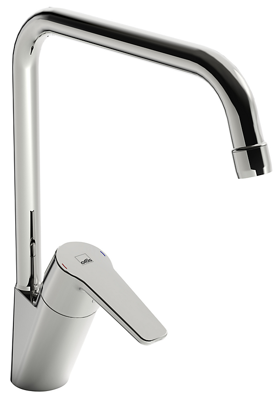 Oras Saga 3933F Køkkenarmatur med høj svingtud og flexslanger