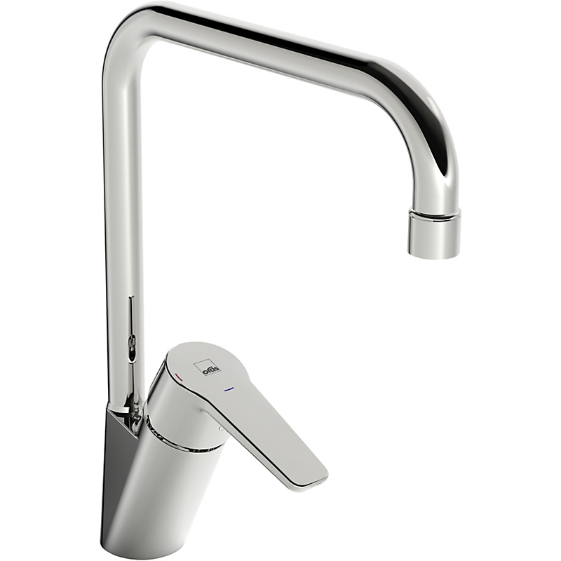 Oras Køkkenarmatur, Energy Class C høj tud, koldstart, energy classe C, krom, slanger