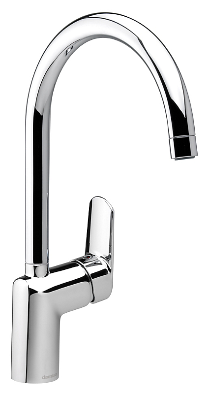 Damixa clover green køkkenarmatur høj -c-tud, krom