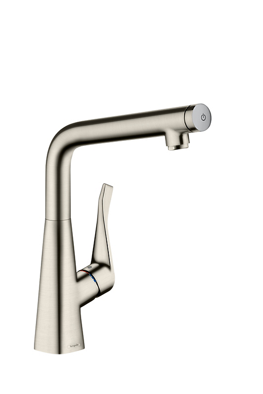 hansgrohe Metris Select Køkkenarmatur. Rustfri stål finish