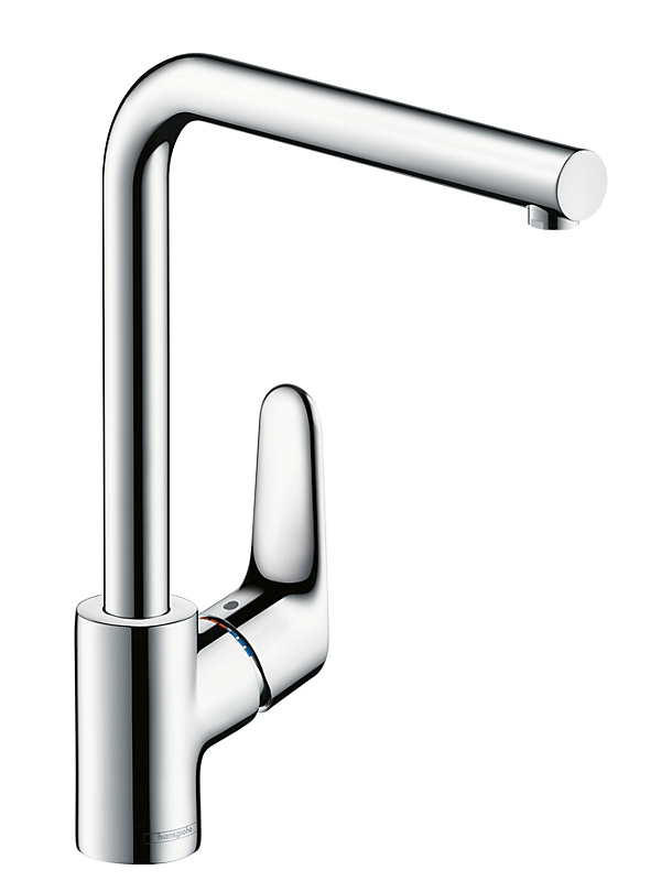 hansgrohe Focus 1-grebs køkkenarmatur med L-tud