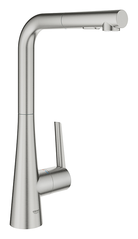 GROHE Zedra 2019 Køkkenarmatur med udtrækstud. Supersteel