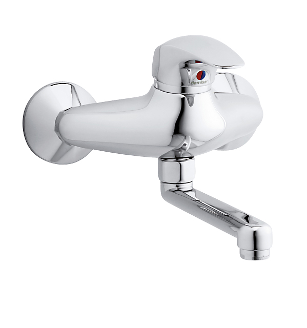 Damixa Space køkkenarmatur til væg uden rosetter & excentrikker