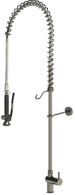 Kriss Classic forbruser 1h/bord etgr bl i børstet rustfrit stål