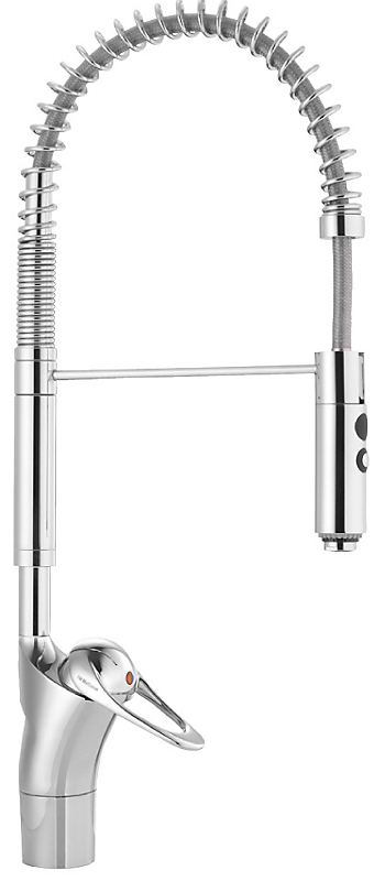 FMM 9000E Flexi Køkkenarmatur med flexibel bruser, koldstart