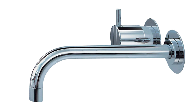 Vola 121 Armatur til håndvask/køkken 225mm tud · til indbygning. Rustfrit stål