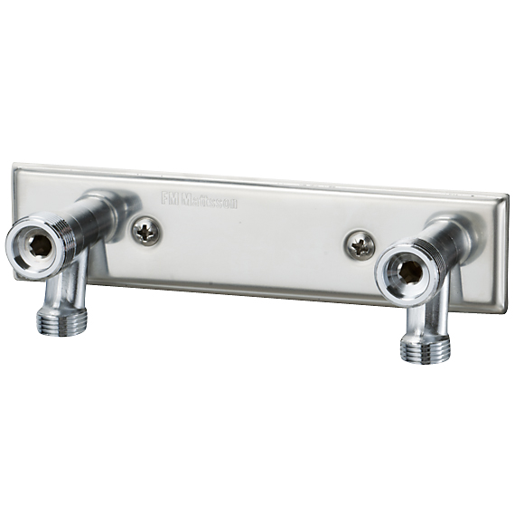 FMM armaturtilslutning 3/4x1/2/cc150mm uden afspærring, rustfri stål