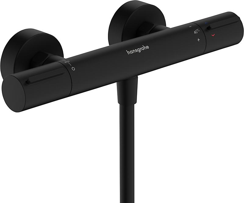 hansgrohe Ecostat Element termostatarmatur Brus Mat sort