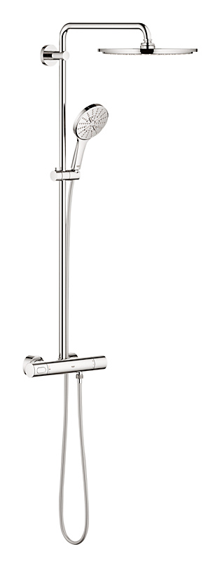 GROHE Rainshower SmartActive 310 brusesystem med termostatarmatur med ø310 hovedbruser, forkromet
