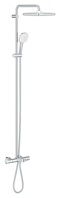 GROHE Tempesta Cube 250 brusesystem badkar 8,5. Krom