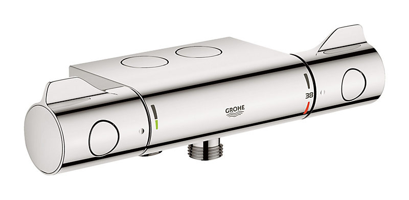 GROHE Grohtherm 800 termostatarmatur til brus. Forkromet