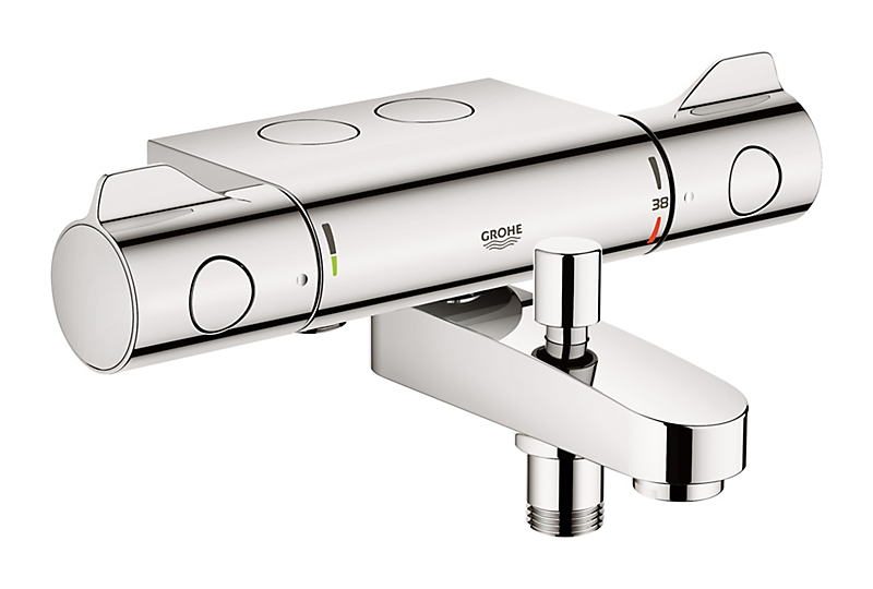 GROHE Grohtherm 800 termostatarmatur til kar/brus. Forkromet