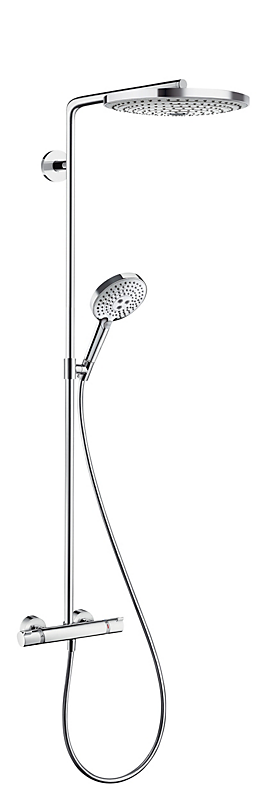 hansgrohe Raindance S showerpipe Select 300mm. Krom