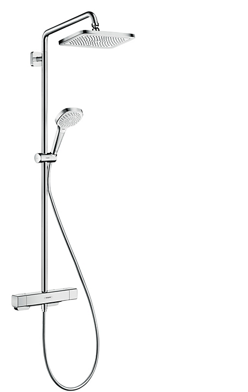hansgrohe Croma E 280 1jet SHP hovedbruser,håndbruser,brusetermostat, bruserslange,glider