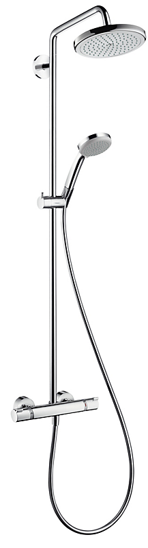 hansgrohe Croma showerpipe Ø220mm. Krom