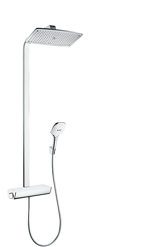 hansgrohe Raindance showerpipe Select 360 EcoSmart. Hvid/krom