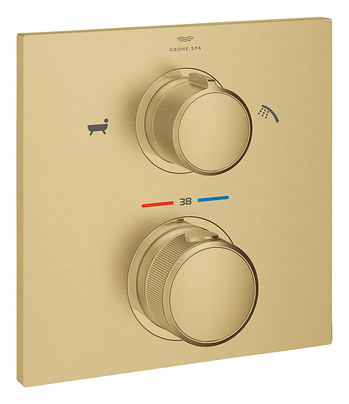 GROHE Allure New Rapido T udv. dele badekar børstet cool sunrise