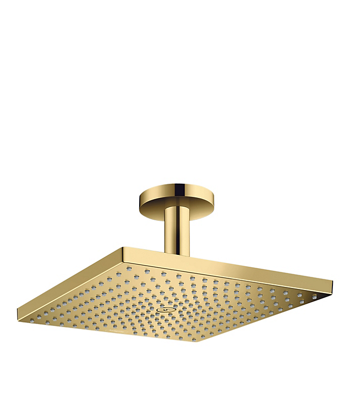 hansgrohe Raindance E 300 hovedbruser til loft 1jet, Poleret guld-optik