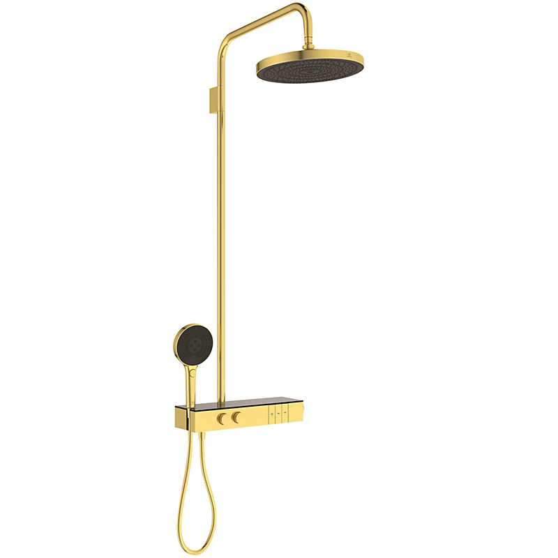 Ideal Standard CERATHERM SOLOS Brusesystem 434x1211 mm brushed gold