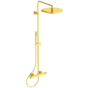 Ideal Standard Ceratherm T125 Brusesystem+brusetermostat 25/300/1750 Børstet guld