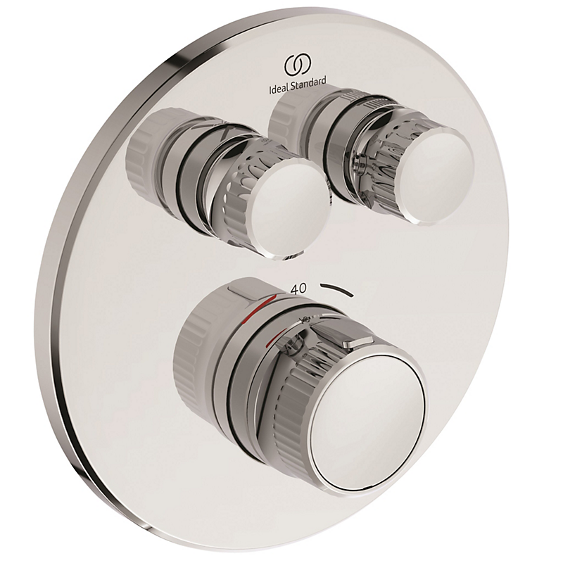 Ideal Standard CERATHERM NAVIGO Brusearmatur indbyg. Kit-2 157x40x157mm krom