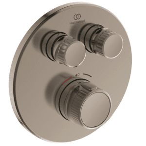 Ideal Standard CERATHERM NAVIGO Brusearmatur indbyg. Kit-2 157x40x157mm silver storm