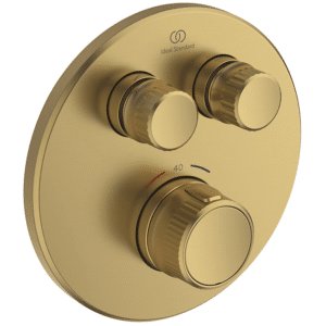 Ideal Standard CERATHERM NAVIGO Brusearmatur indbyg. Kit-2 157x40x157mm brushed gold