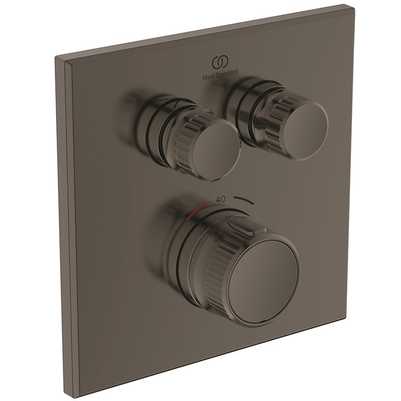 Ideal Standard Ceratherm Navigo Brusearmatur indbygning Kit-2, magnetix grey ekskl.