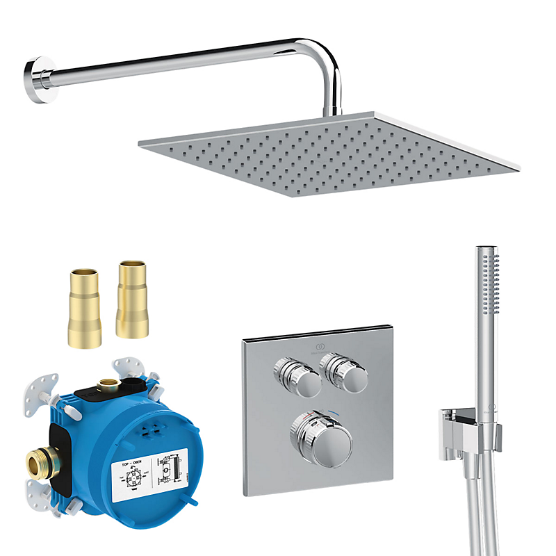 Ideal Standard Ceratherm Navigo & EasyBox Brusetermostat Indbygning Sampak (Cube