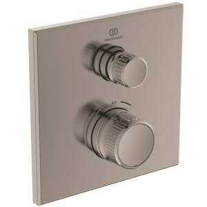 Ideal Standard Ceratherm Navigo Brusearmatur indbygning Kit-2, silver storm ekskl.