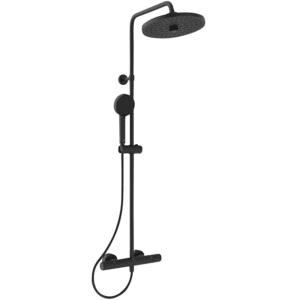 Ideal Standard Ceratherm T25+ Brusesystem+termostat 2-funktion Ø260/100 Silk Black