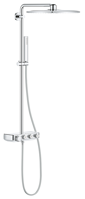 GROHE Euphoria smartcontrol 310 brusesystem med firkantet hovedbruser, krom